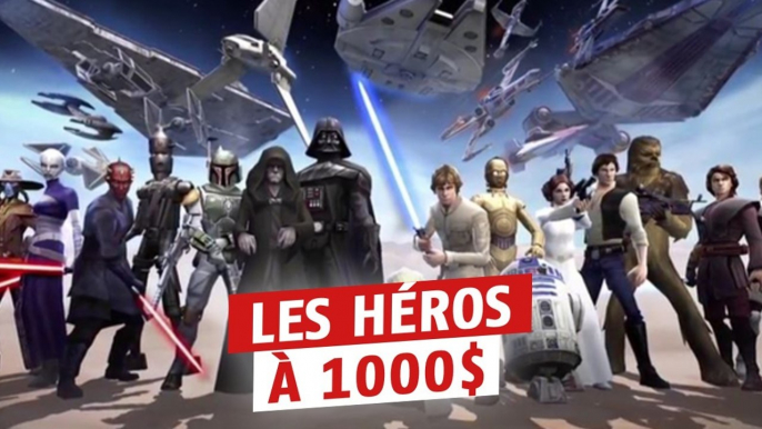 Star Wars Galaxy of Heroes : EA vend ses nouveaux personnages 1100$