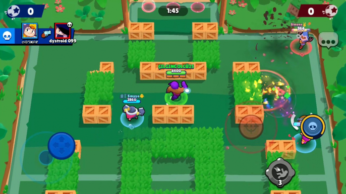 BRAWL STARS EL PRİMO   2 GOALS SHORT VİDEO  BRAWL STARS EL PRİMO'NUN 2 GOLLERİ KISA VİDEO