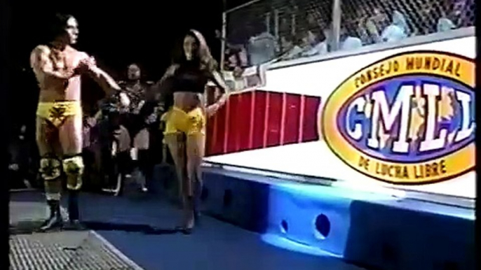 Lucha Libre CMLL Torneo Siglo XXI - Los Infernales & Antifaz del Norte & Los Guapos & Felino & Negro Casas & Tarzan Boy & Mr Niebla (12 10 1999