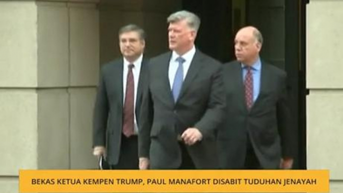 Bekas ketua kempen Trump, Paul Manfort disabit tuduhan jenayah