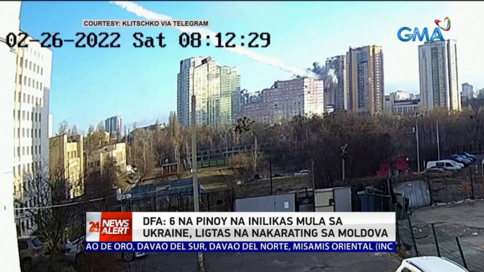 DFA: 6 na Pinoy na inilikas mula sa Ukraine, ligtas na nakarating sa Moldova | 24 Oras News Alert