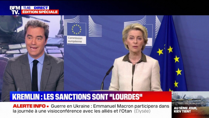 Guerre en Ukraine: quelles sont les sanctions qui vont être prises par les pays européens contre la Russie ? BFMTV répond à vos questions