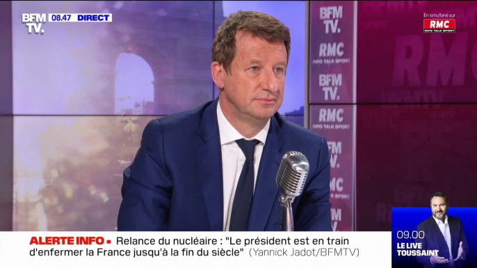 Yannick Jadot sur les "convois de la liberté": "Je soutiens le droit à manifester mais je comprends l'État de ne pas vouloir bloquer Paris"