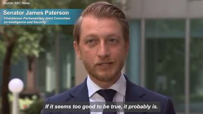 'If you're a six and they're a 10', Senator James Paterson's advice following ASIO's dating app warning | February 9, 2022 | ACM