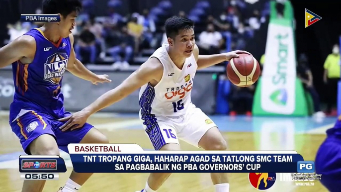 TNT Tropang Giga, haharap agad sa tatlong SMC team sa pagbabalik ng PBA Governor's Cup #PTVSports