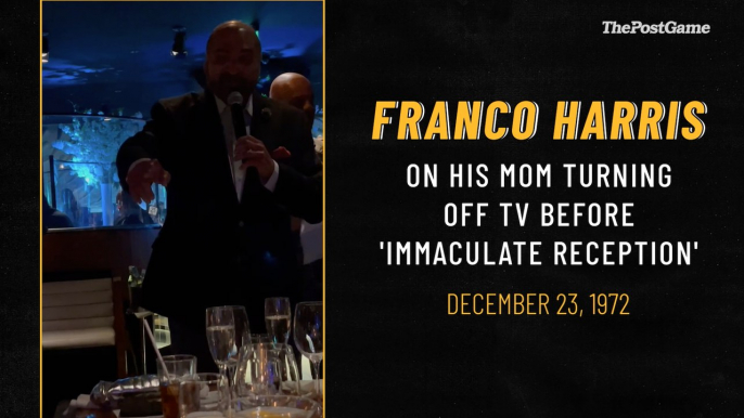 Franco Harris' Mom Didn't See 'Immaculate Reception' As It Happened