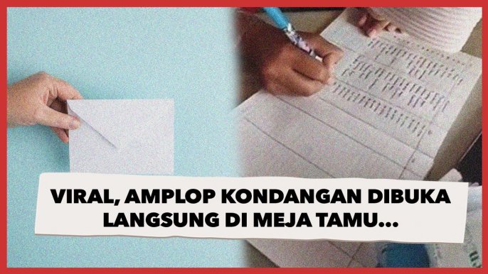 Viral, Amplop Kondangan Dibuka dan Dicatat Langsung di Acara Pernikahan, Warganet: Tidak Beradab!