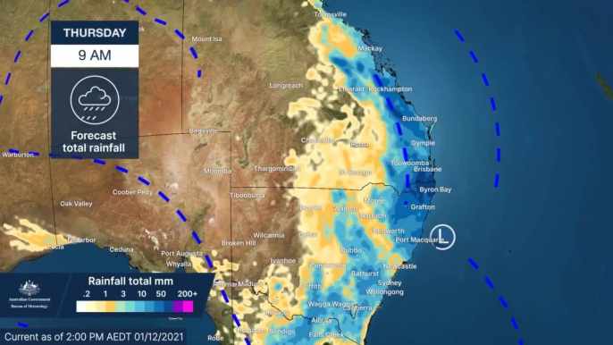 Storms increasing and floods persisting over eastern Australia - Bureau of Meteorology Severe Weather Update | December 2, 2021 | ACM