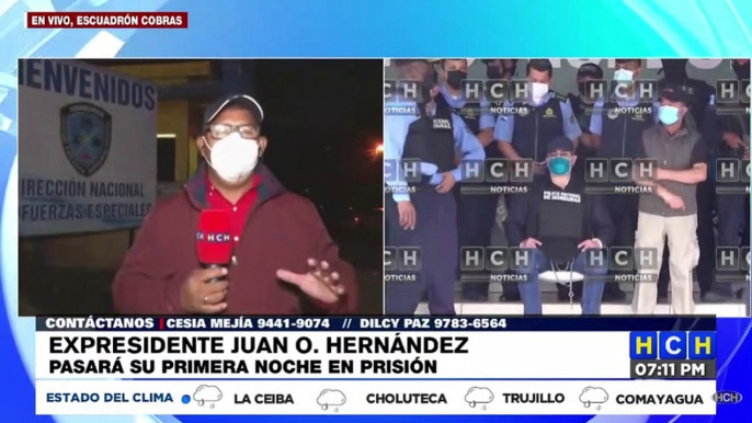 Autoridades policiales ejecutan orden de captura contra el expresidente Juan Orlando Hernández, solicitado en extradición por Estados Unidos