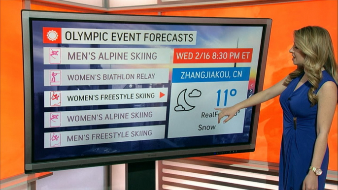 Chilly forecast for the upcoming Winter Olympics events