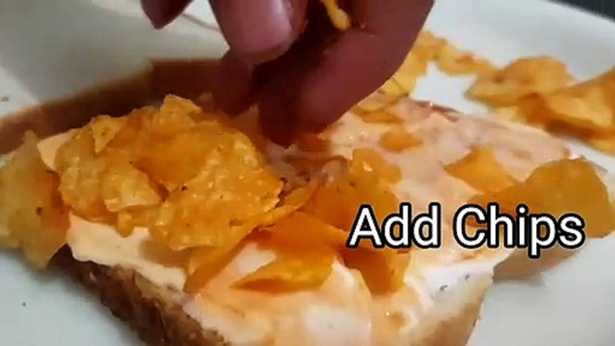 Lays wala chips Cheese Sandwich I Yummy Cheese Chips Sandwich Recipe I How to make chips Sandwich by Safina Kitchen