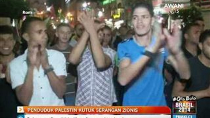 Penduduk Palestin kutuk serangan zionis