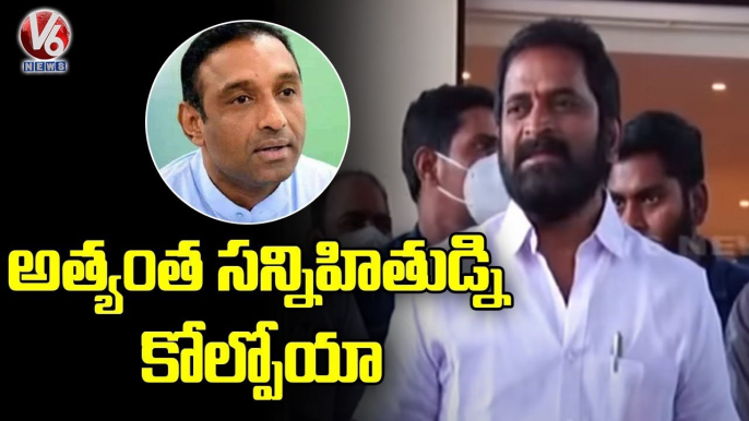 Minister Srinivas Goud Express Grief Over Minister Goutham Reddy's Demise _  V6 News