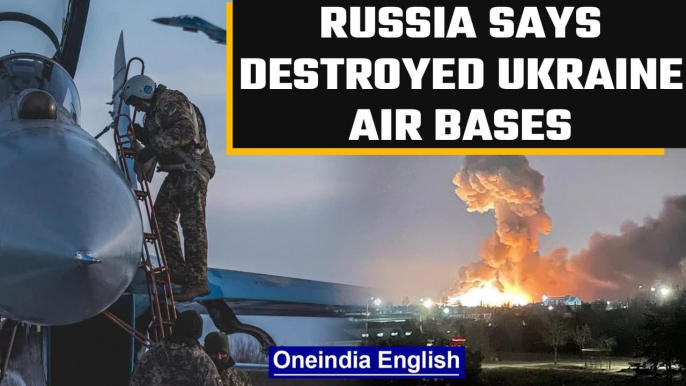 Russia destroys Ukraine air bases, air defences | Ukraine shoots down Russian jets | Oneindia News