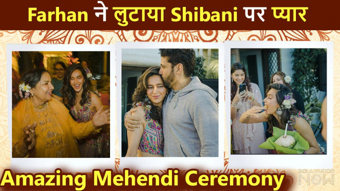 Shibani Dandekar Shares BEAUTIFUL Pics With Rhea, Farhan & Others From Their FUN Mehendi Ceremony