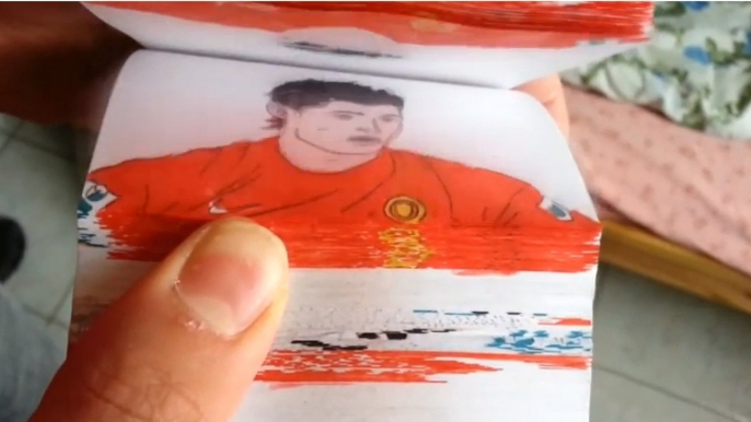 Le flip book de Cristiano Ronaldo, ses meilleurs dribbles en dessin