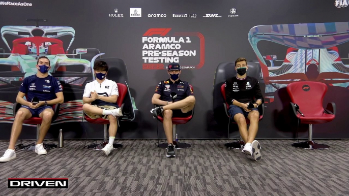 F1 2022 Bahrain Testing - Day 1 - Drivers' Press Conference