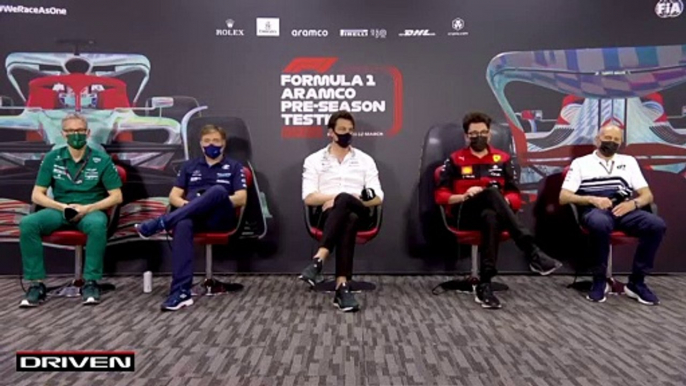 F1 2022 Bahrain Testing - Day 1 - Team Principals' Press Conference