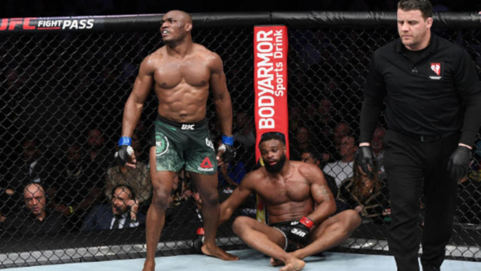 UFC 235 : Kamaru Usman s'impose par décision unanime contre Tyron Woodley