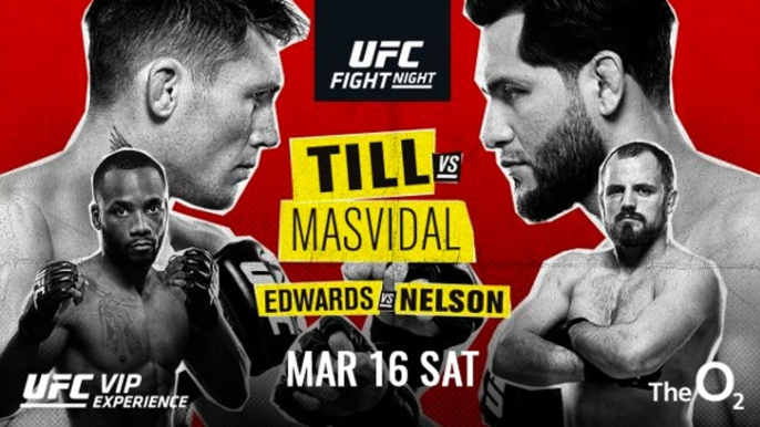 UFC Londres : prono des combats entre Darren Till et Jorge Masvidal, Leon Edwards et Gunnar Nelson, et Dominick Reyes contre Volkan Oezdemir