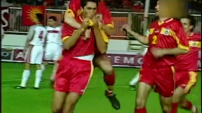 Macedonia 1-2 Turkey 28.03.2001 - 2002 World Cup Qualifying Round 4th Group Matchday 5