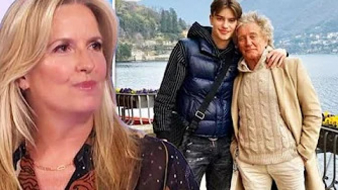 'My boys' Penny Lancaster reacts to snap of Rod Stewart and lookalike son Ali Stewart