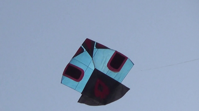 Biggest kite making & Kite Flying at home alone