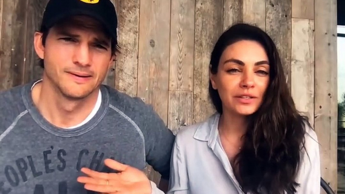 Ashton Kutcher and Mila Kunis Stand With Ukraine