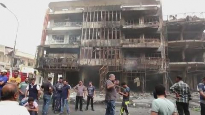 Suicide car bomb kills scores in Baghdad