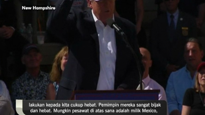 Donald Trump sindir pemimpin Mexico, kecam pendirian Hillary Clinton