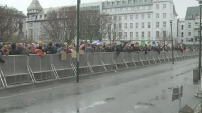 Demonstrations in Iceland following Panama Papers scandal