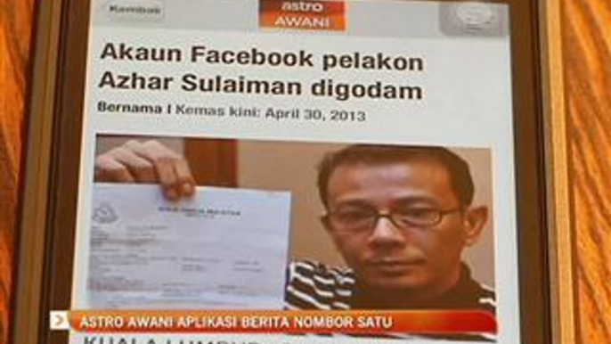 Astro Awani aplikasi berita nombor satu