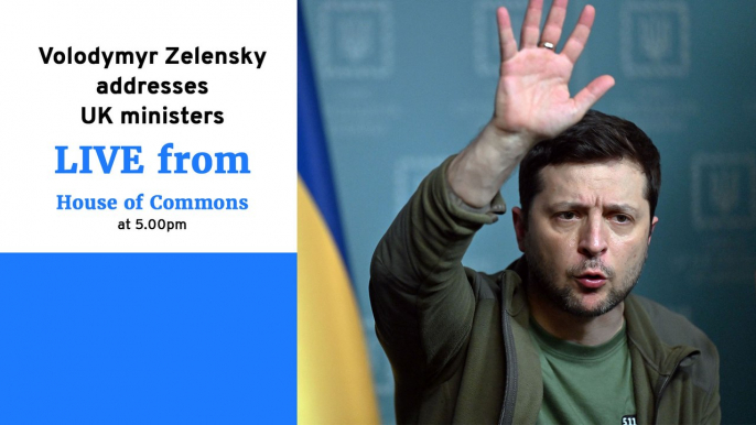 Live: Volodymyr Zelenskyy addresses the House of Commons