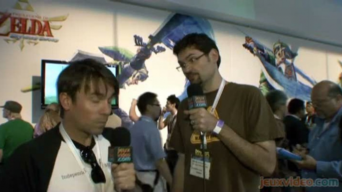 The Legend of Zelda : Skyward Sword : E3 2010 : Sur le stand Nintendo