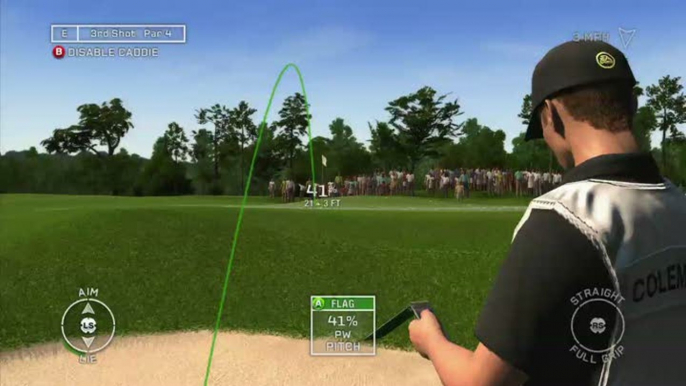 Tiger Woods PGA Tour 12 : The Masters : Le caddie