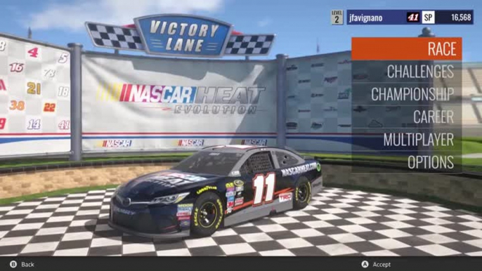 NASCAR Heat Evolution : Les différents réglages présentés par le studio