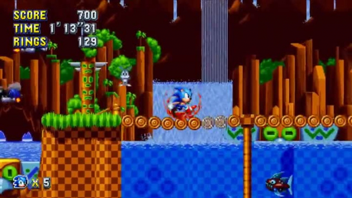 Sonic Mania - Gameplay Green Hill Zone