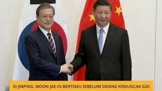 Xi Jinping, Moon Jae-In bertemu sebelum Sidang Kemuncak G20