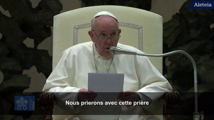 Prière du pape François contre la guerre en Ukraine