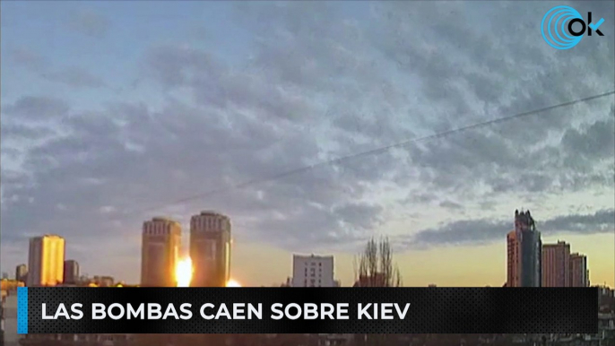 Las bombas caen sobre Kiev