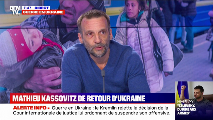 Matthieu Kassovitz de retour d'Ukraine: "Les Ukrainiens sont des résistants d'âme, qui ne sont pas prêts à lâcher quoi que ce soit"