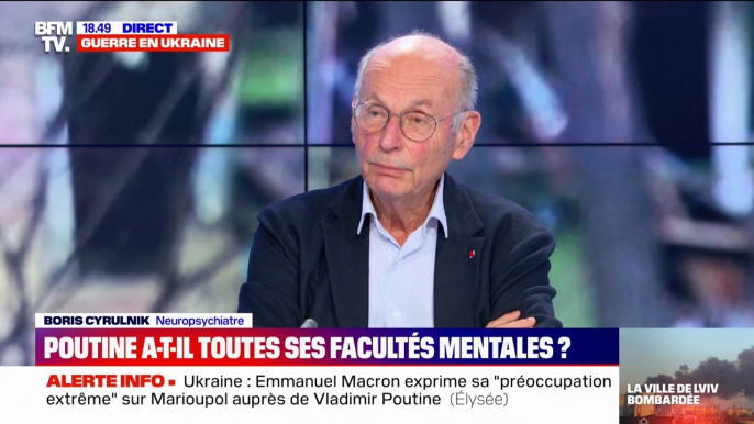 Boris Cyrulnik: "La guerre en Ukraine réveille des souvenirs que je croyais effacés"