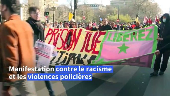 Paris: un millier de manifestants contre le racisme et les violences policières