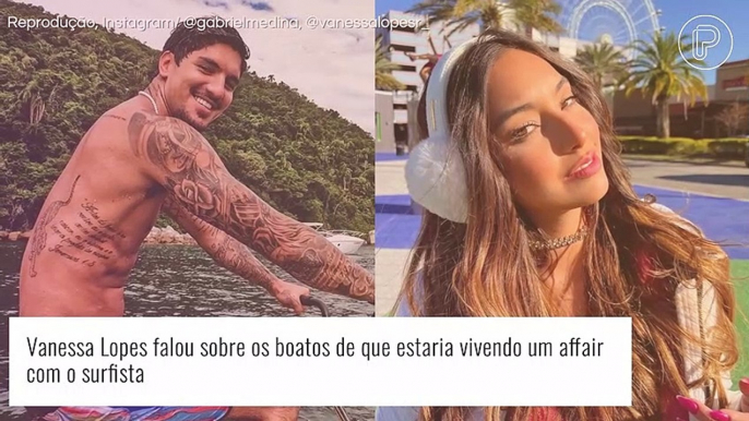 Apontada como affair de Gabriel Medina, Vanessa Lopes desabafa sobre notícias de romance com famosos