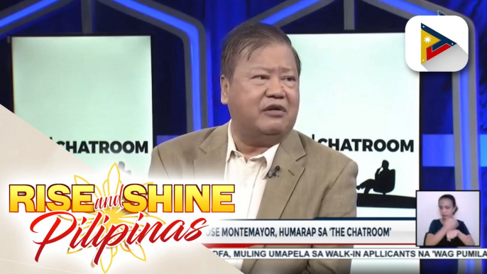 Presidential candidate Jose Montemayor, humarap sa ‘The Chatroom’