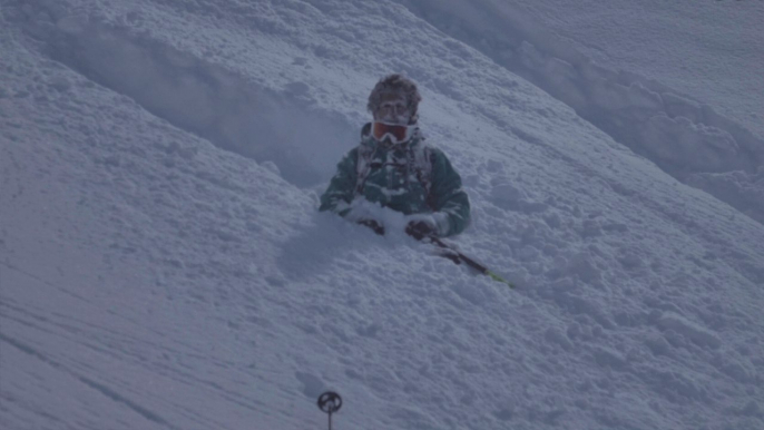 Contract Canceled - Skier crashes into snow after backflip attempt off a cliff doesn't go as planned