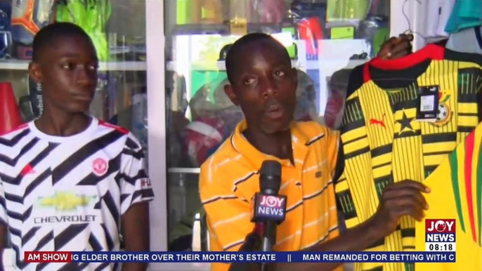 Ghana Vs Nigeria World CUP Qualifier: Black Stars replica jerseys fastest-selling in Kumasi(25-3-22)