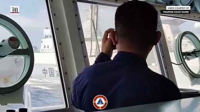 Chinese ship nearly rams PCG vessel