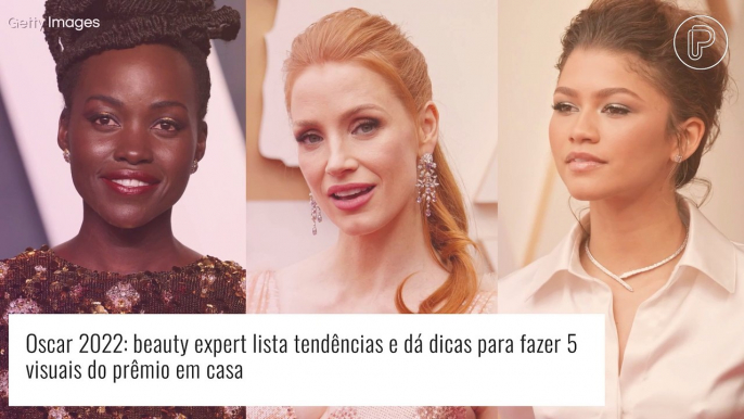 Oscar 2022: beauty expert lista tendências e dá dicas para fazer 5 visuais do prêmio em casa