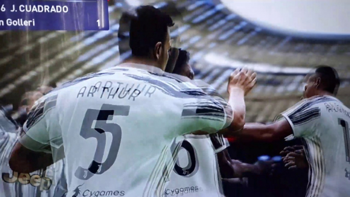 Juan Cuadrado Left-Footed Volley Goal (Juventus FC - Paris Saint Germain FC PES 2021)